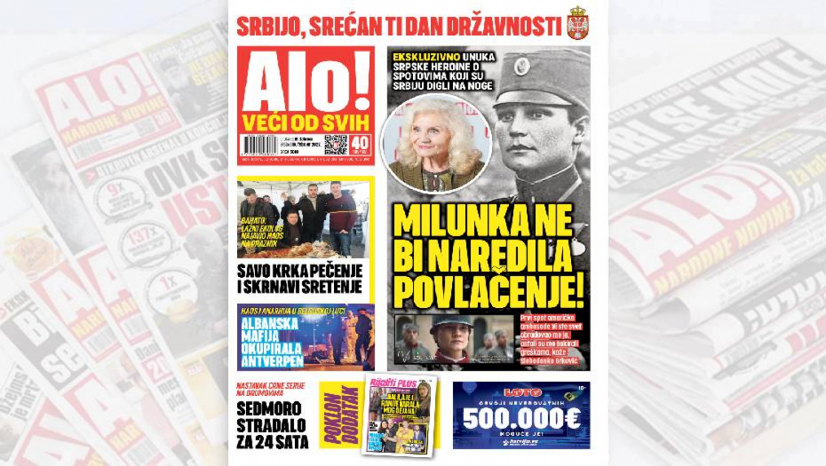 EKSKLUZIVNO ALO! UNUKA NAJVEĆE SRPSKE HEROINE O SPOTOVIMA KOJI SU UZBURKALI SRBIJU Milunka nikad ne bi naredila povlačenje!