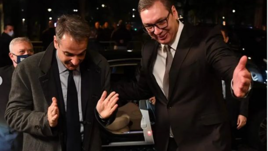 PREDSEDNIK VUČIĆ DOČEKAO DRAGOG GOSTA U Predsedništvo stigao premijer grčke vlade (FOTO)