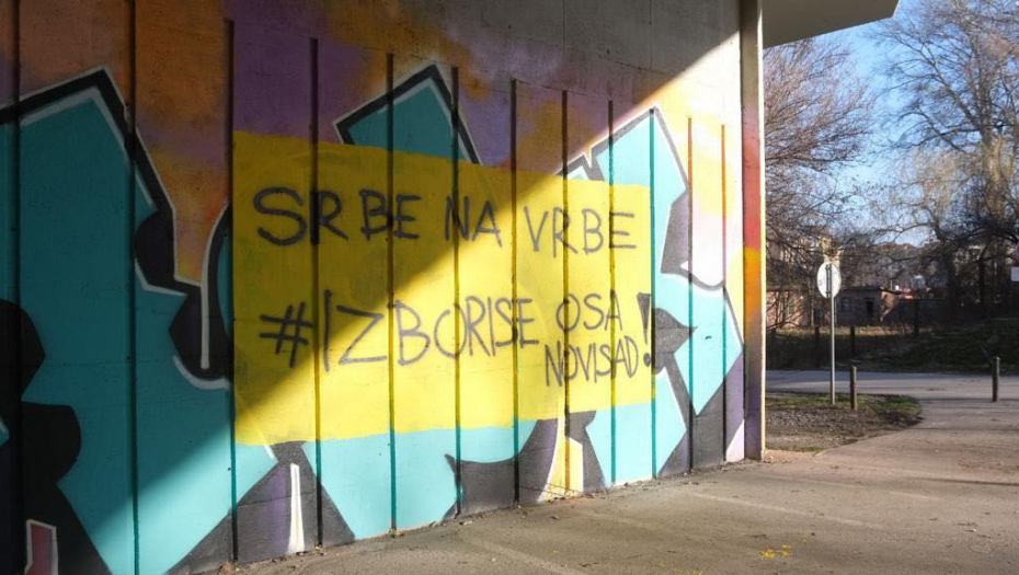 “SRBE NA VRBE” Ustaške poruke osvanule usred Novog Sada, Srbija na nogama!