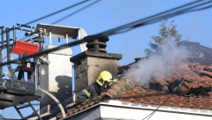 GORI REZIDENCIJA HRVATSKE AMBASADE U BEOGRADU Požar u rezidenciji ambasadora Hrvatske na Senjaku (FOTO)