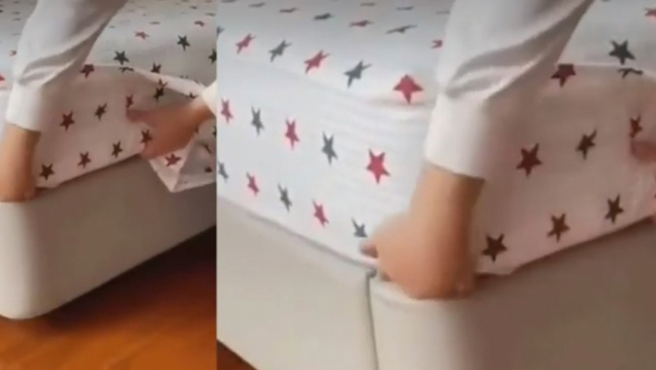 SPREMAČICA POKAZALA KAKO SE SAVRŠENO ZATEŽE ČARŠAV Trik da namestite krevet kao u hotelu sa 5 zvezdica (VIDEO)