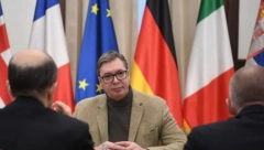 VUČIĆ SE SASTAO SA AMBASADORIMA KVINTE I ŠEFOM DELEGACIJE EU Sve ću vam reći u narednih 36 sati!