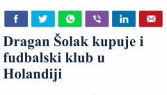 TAJKUNI KUPUJU JOŠ JEDAN KLUB Dok Vučić gleda kako da obezbedi svom narodu sve, Šolak i Đilas sipaju lovu po inostranstvu i bahate se!