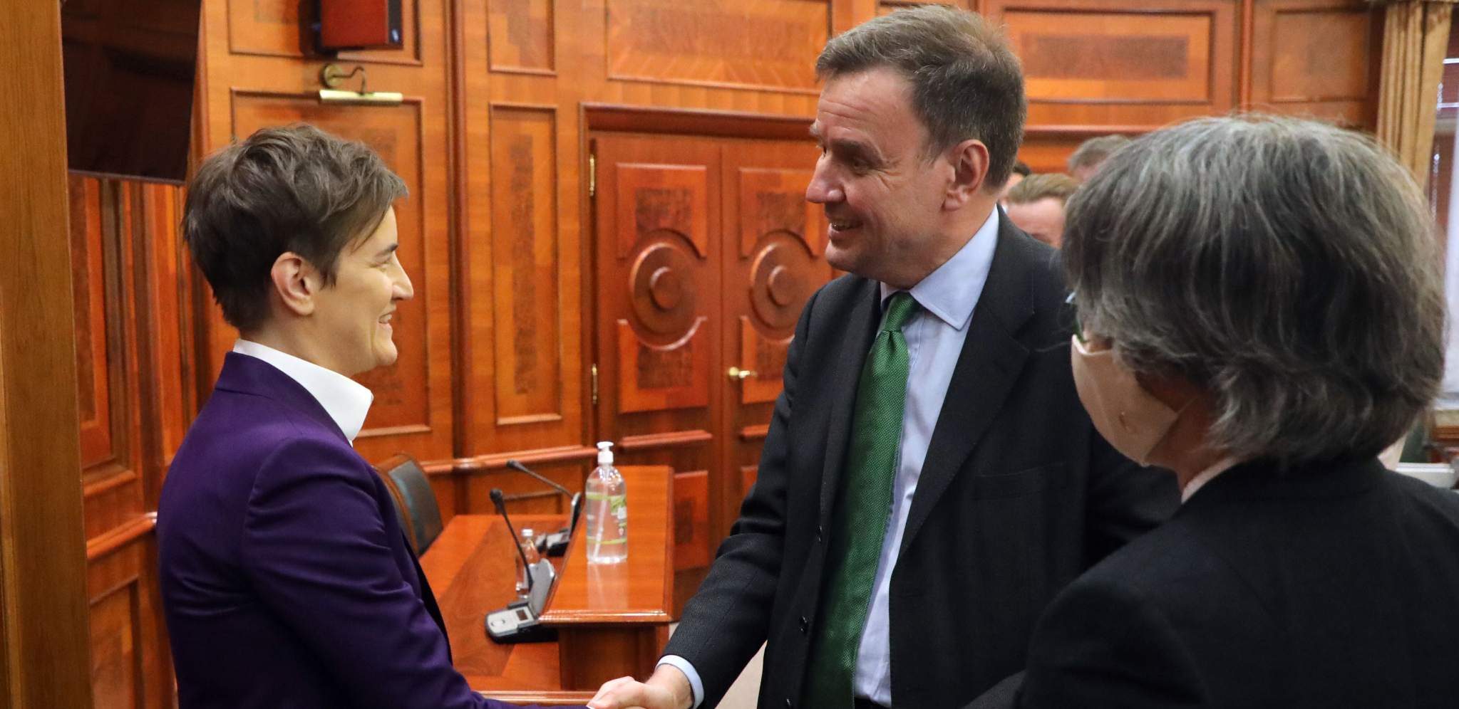 ANA BRNABIĆ POSLE SASTANKA SA HENDSOM Prioritet Srbije pronalaženje održivih rešenja
