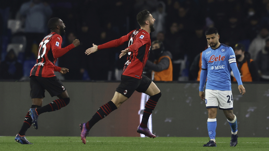 MAESTRALNI ŽIRU! Milan slavio u derbiju i popeo se na vrh Serije A