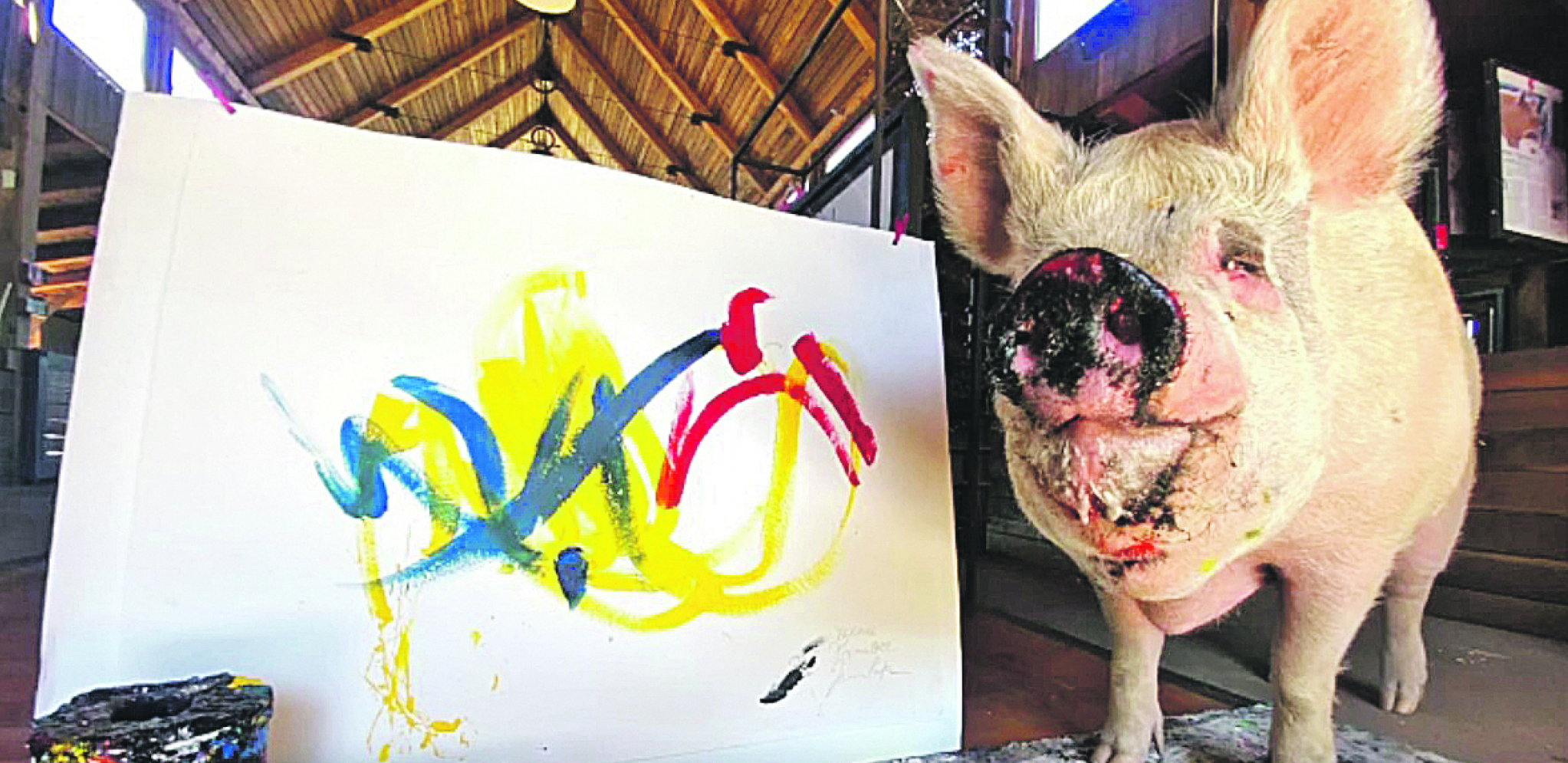 NJEGOVI RADOVI SU U GALERIJAMA ŠIROM SVETA Prasence slika za Ukrajinu