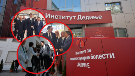 PREDSEDNIK NA CEREMONIJI OTVARANJA INSTITUTA "DEDINJE 2" Vučić: Lekari zahvalni, dobili su najbolje uslove za rad! Potrošili smo 50 miliona evra, ulažemo u budućnost (FOTO/VIDEO)