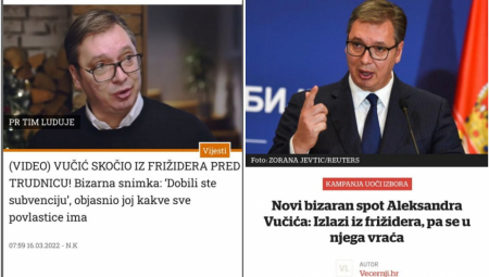 HRVATI OPSEDNUTI VUČIĆEM I SRBIJOM  Dok im dronovi padaju po kućama, oni analiziraju njegove spotove! (FOTO)