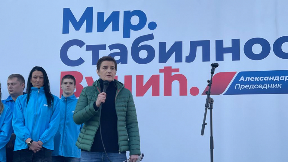 ANA BRNABIĆ U JAKOVU Najvažnije da sačuvamo mir i stabilnost