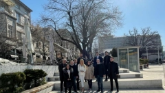 Kandidati sa liste "Aleksandar Vučić-Zajedno možemo sve" obišli uređeni Cvetni trg (VIDEO)