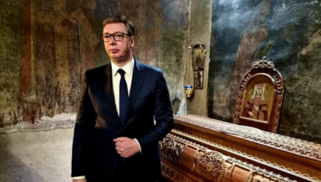 BESKRAJNO SAM ZAHVALAN Vučić u poseti manastiru Ljubostinji i grobu svete mučenice kneginje Milice