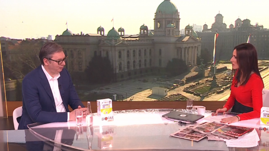 PREDSEDNIK U EMISIJI "JUTRO" Vučić:  Nikome u regionu neće pasti na pamet da dirne Srbiju!