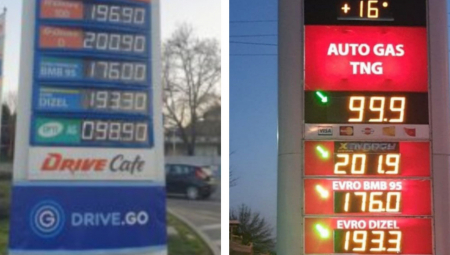 EVRO DIZEL NA NIS PETROLU I KNEZ PETROLU NIŽI ZA 4,7 DINARA PO LITRU