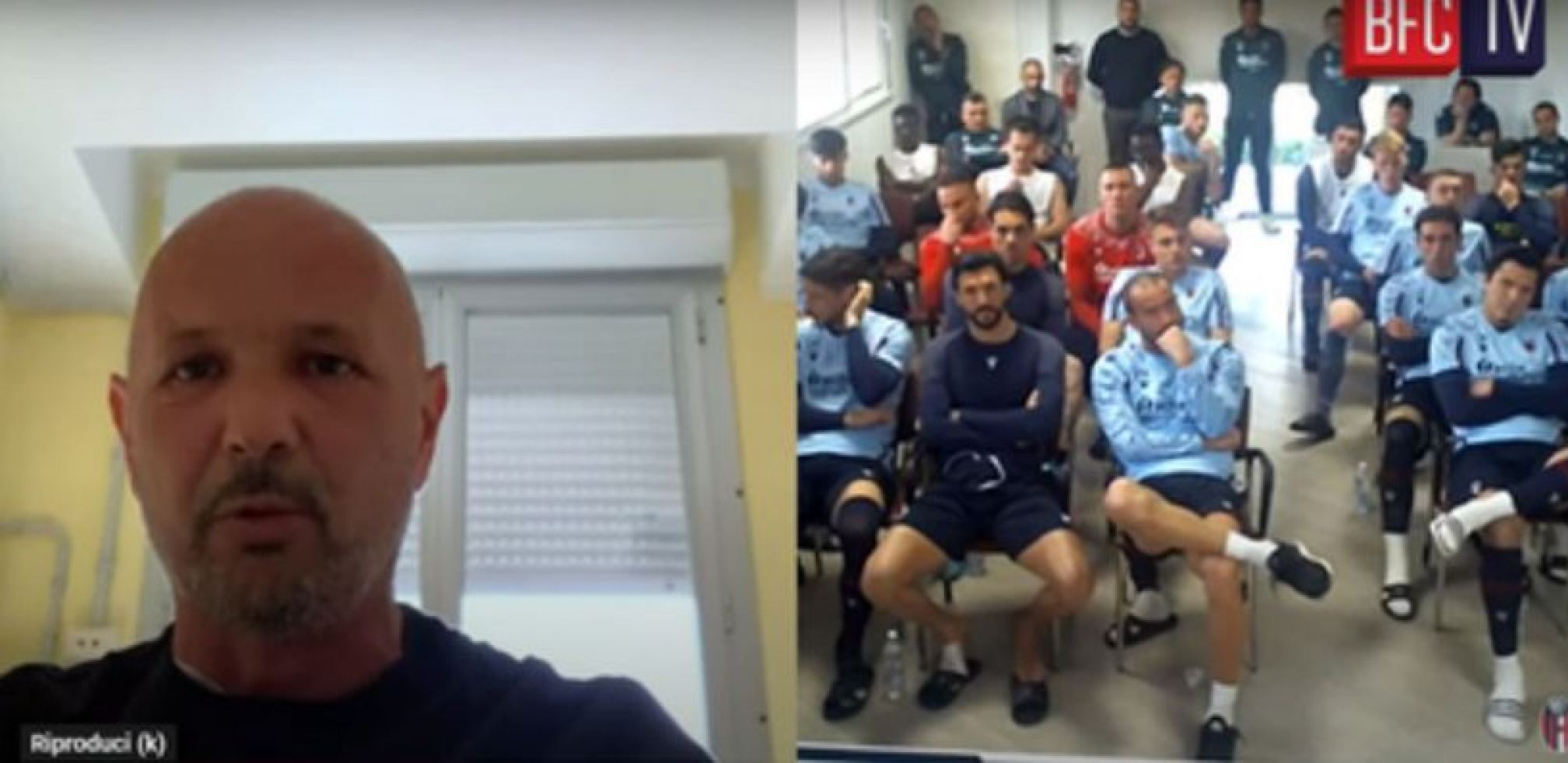 EMOTIVNO U BOLONJI! Mihajlović se iz bolnice obratio igračima pred utakmicu protiv Milana! (VIDEO)