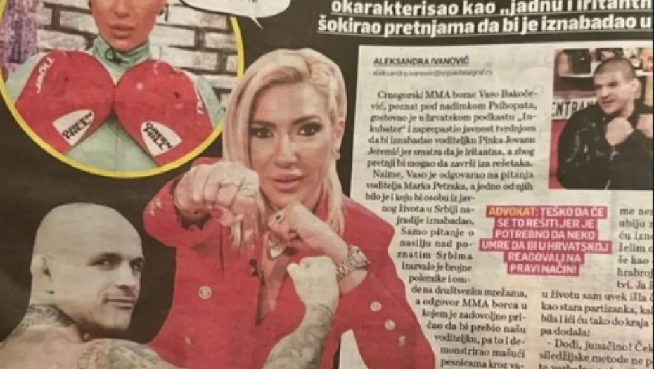 DA LI JE MMA BORAC SPREMAN DA ME BRANI? Jovana Jeremić se oglasila za Alo!:Naučio je lekciju, sad zna da kod mene samo dela prolaze