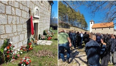 SAHRANA LAZE PAJČINA! Krajišnici ispraćaju legendu na večni počinak, prisutan veliki broj ljudi ispred hrama Presvete Bogorodice (VIDEO)