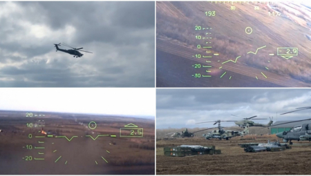 POGLEDAJTE KAKO NOĆNI LOVAC SIPA SMRT SA NEBA Ruski Mi-28n izvršili uspešan raketni napad na kamufliranu ukrajinsku PVO (VIDEO)