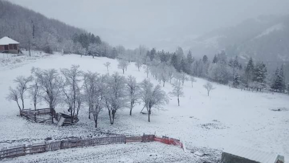 PAO PRVI SNEG! Planina Vlašić se zabelela!