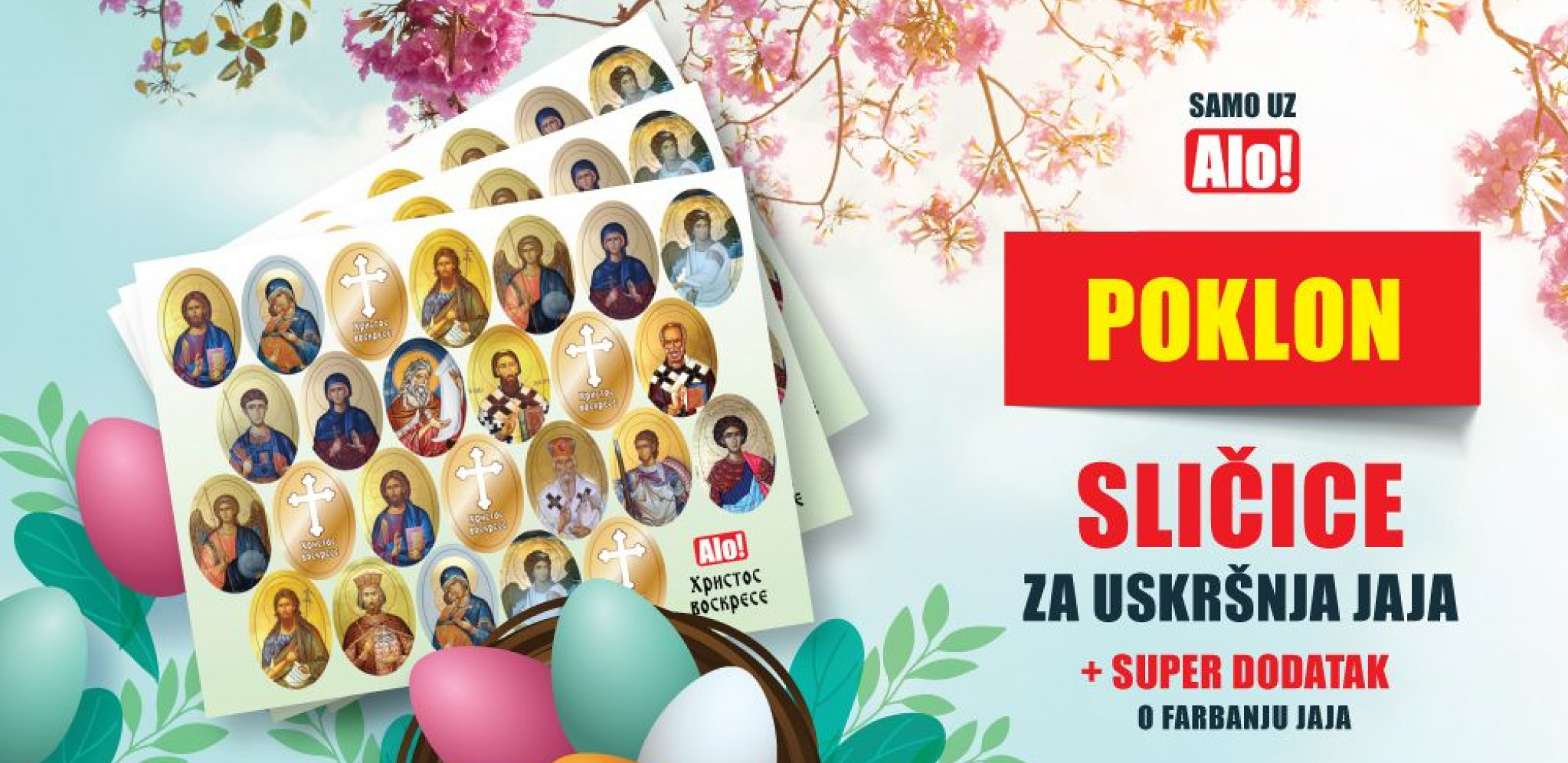 POKLON Alo! vam poklanja sličice za uskršnja jaja i dodatak sa savetima za farbanje jaja