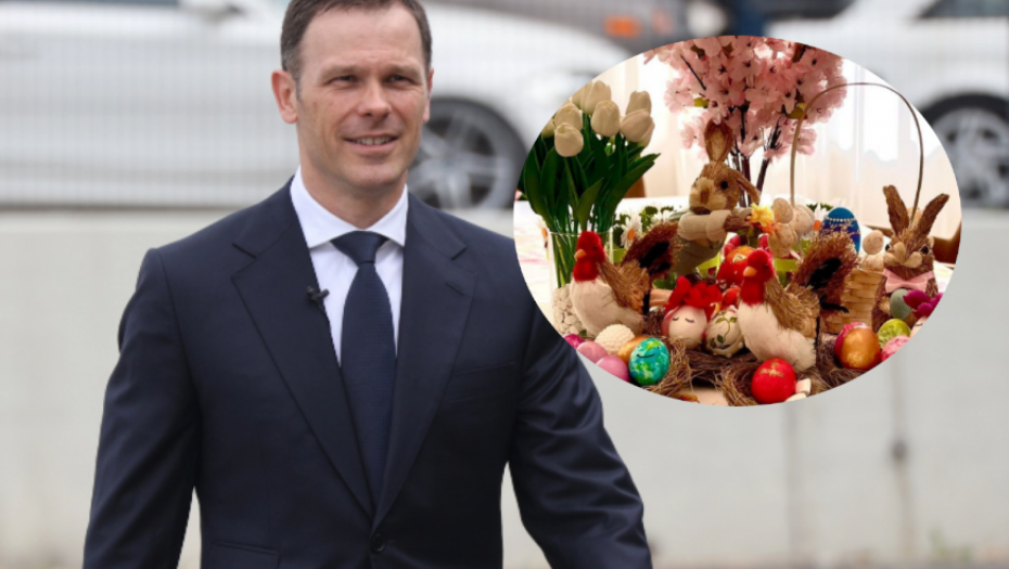 HRISTOS VASKRSE Evo kako izgleda Vaskršnja trpeza u domu Siniše Malog (FOTO)