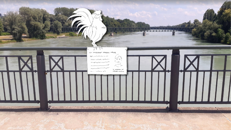 USKORO U HITLEROVOM RODNOM GRADU Skulptura srpskog petla kojem je glava odrubljena