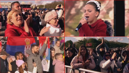 RUSIJA PEVALA SA DEVOJČICOM IZ SRPSKE ENKLAVE! Pavlina iz Orahovca zadivila Moskvu na Dan pobede - Najviše mi je drago što su svi Srbi ponosni na mene (VIDEO)