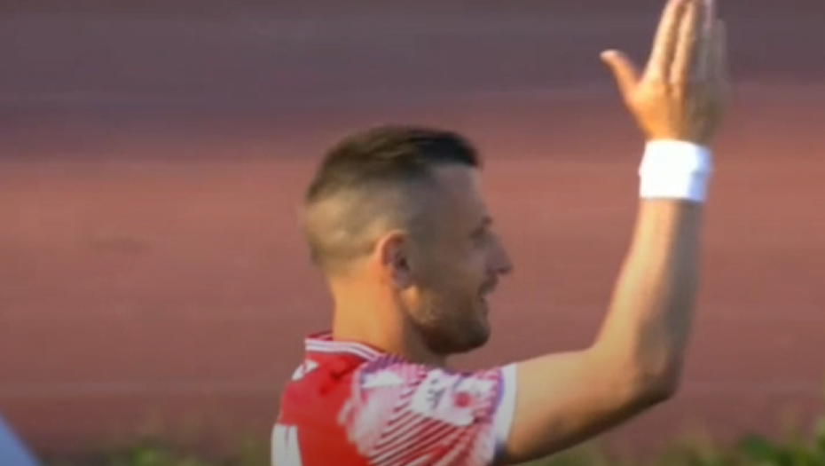 EVROVIZIJSKO LUDILO NA ČAIRU Bivši Zvezdin igrač proslavio gol u stilu Konstrakte (VIDEO)