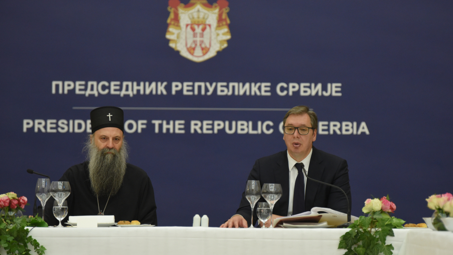 SASTALI SE PREDSEDNIK VUČIĆ I PATRIJARH PORFIRIJE Ukrajina je sukob sistema vrednosti, sukob civilizacija (VIDEO)