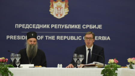 SASTALI SE PREDSEDNIK VUČIĆ I PATRIJARH PORFIRIJE Ukrajina je sukob sistema vrednosti, sukob civilizacija (VIDEO)