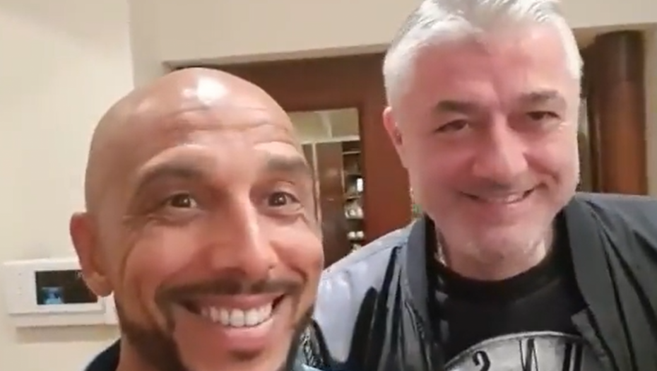 NEKADA SU BILI "NEPRIJATELJI" NA TERENU, A SAD ZAJEDNO PIJU PIVO Danilović u svom domu ugostio velikog rivala (VIDEO)