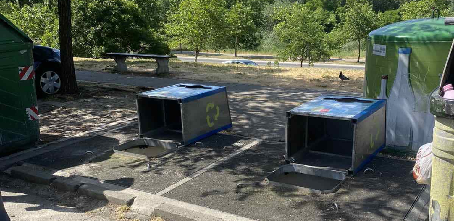 ŠTETA VEĆA OD TRI MILIONA DINARA Uništeno 16 podzemnih kontejnera