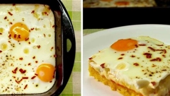 ITALIJANSKI SPECIJALITET U SRPSKOJ KUHINJI Zapečena palenta sa gaudom i jajima,  bogat ukus I aromatična slojevitost