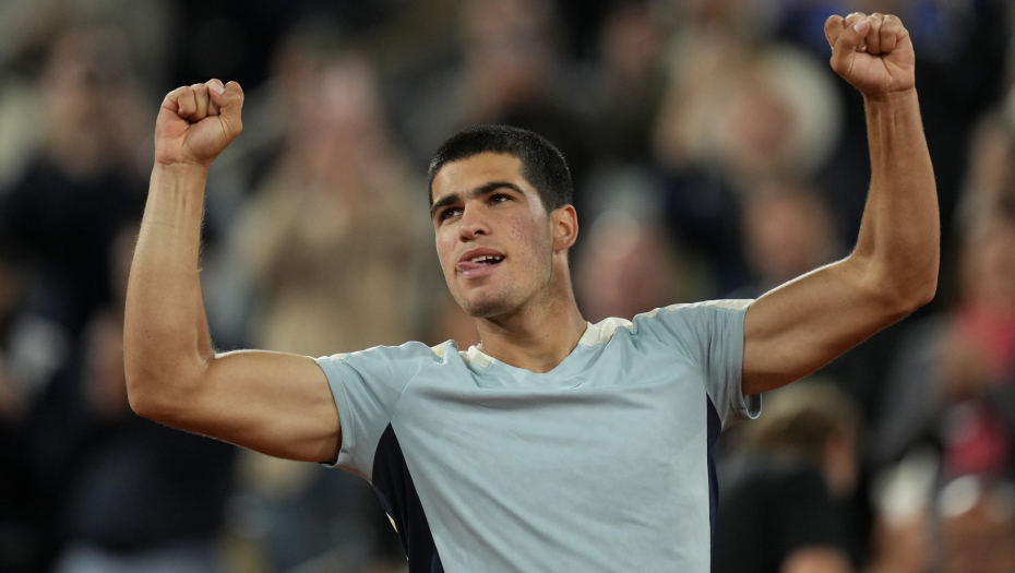 ŠPANAC SE NIJE UMORIO Alkaraz bez mnogo muke do osmine finala Rolan Garosa