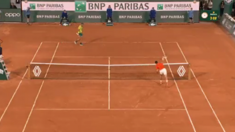 NOLE POLUDEO Đoković se iznervirao, ceh platila mreža (VIDEO)