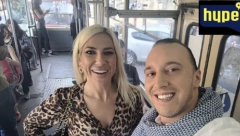 VODITELJI NAJAVILI HAOS U EMISIJI Jovana Jeremić i Stefan Usiljanin pokazali donji veš u centru Beograda