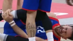 JEZIVA POVREDA Strašan pad Micića u meču protiv Galatasaraja (VIDEO)