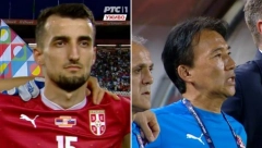DETALJ KOJI JE PODELIO SRBIJU Japanac peva himnu "Bože pravde", debitant u dresu "orlova" ćuti (VIDEO)