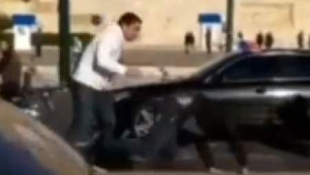 UDARIO NA SRPSKOG ZASTAVNIKA Neverovatan kroše: Od Ukrajinca ni pertle nisu ostale (VIDEO)