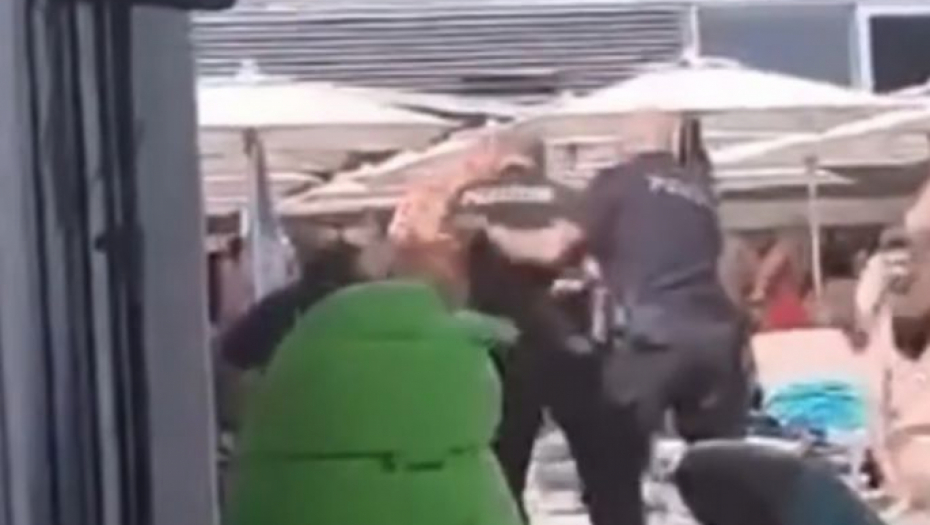 OVAKO SE NIKOLA BORIO SA ČETVORICOM POLICAJACA: Isplivao novi snimak hapšenja Srbina na Malti - jedva ga obuzdali (VIDEO)