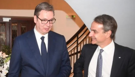 VUČIĆ DOPUTOVAO U GRČKU, DOČEKAO GA MICOTAKIS Predsednik u Solunu na važnom sastanku sa šefovima evropskih država, ovo je poručio građanima Srbije (FOTO)