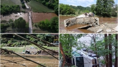 DRAMATIČNE SCENE POPLAVA U SRBIJI Uvedena vanredna situacija, voda odnela dva mosta, ljudi jedva preživeli noć (FOTO)