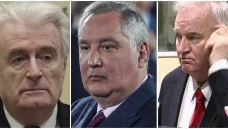ROGOZIN PODRŽAO KARADŽIĆA I MLADIĆA "Dva heroja bratskog naroda i moji prijatelji"