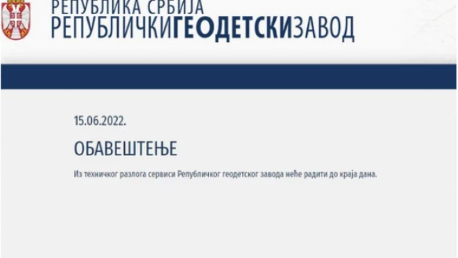 OD DANAS U PUNOM KAPACITETU Sve službe Katastra na raspolaganju građanima