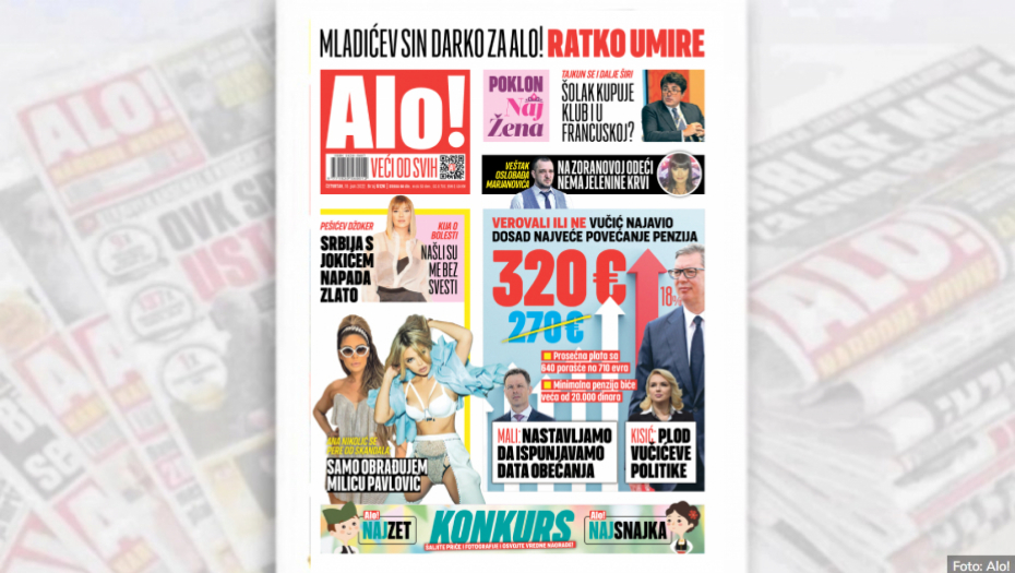 HAŠKI TEROR Mladićev sin Darko za Alo! - Otac mi umire!