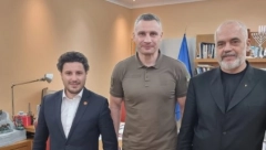 ABAZOVIĆ I RAMA SA KLIČKOM U KIJEVU Crnogorski premijer: Ovo njegov najveći meč u karijeri, u kojem mora da pobedi