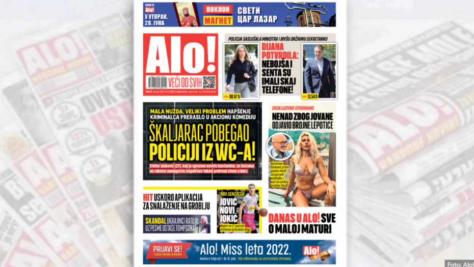 MALA NUŽDA, VELIKI PROBLEM Škaljarac pobegao policiji iz WC-a! Hapšenje preraslo u akcionu komediju