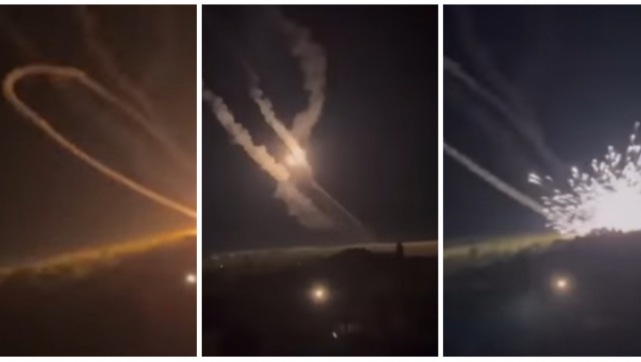 RUSKA RAKETA PRETVORILA NOĆ U DAN Vatrena kugla sevnula nad Ukrajinom (VIDEO)