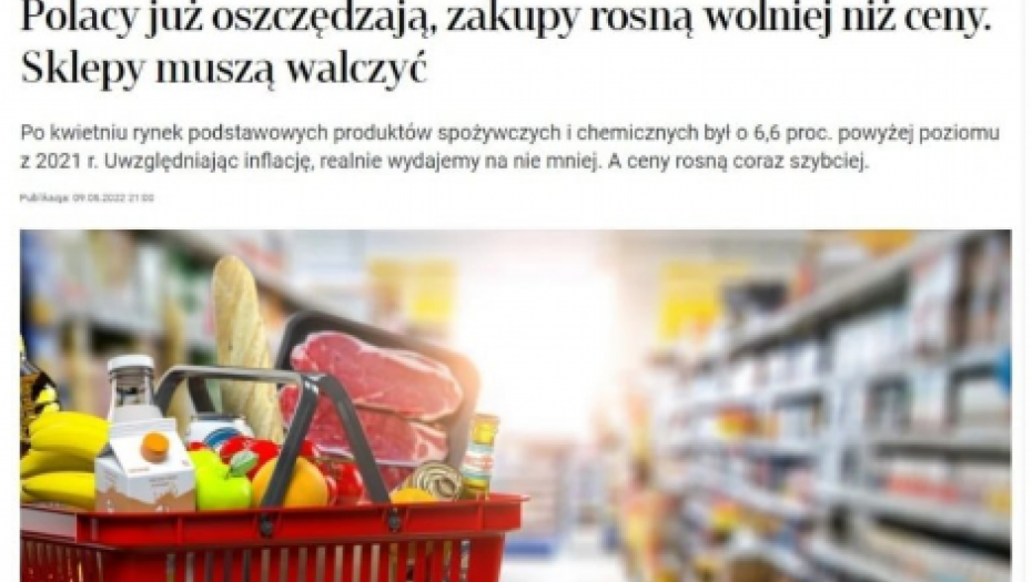 OSNOVNE ŽIVOTNE NAMIRNICE POSTAJU LUKSUZ U POLJSKOJ Drastičan skok cena svih proizvoda, građani masovno štede na hrani