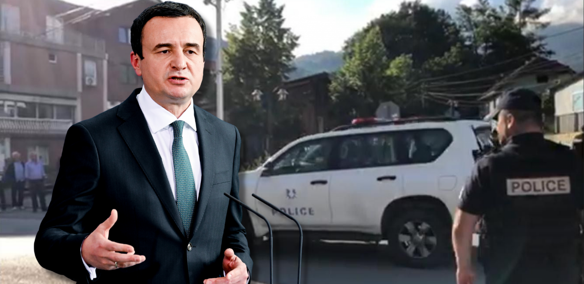 SPECIJALCI SA DUGIM CEVIMA STIGLI NA PRELAZ BRNJAK Nova provokacija Prištine dok se održava narodni skup Srba u Mitrovici (FOTO)