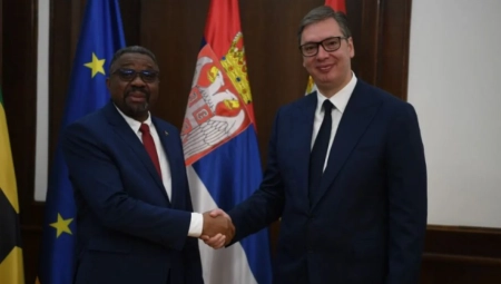 SUSRET DVOJICE ZVANIČNIKA Vučić zahvalio Žezusu na podršci suverenitetu Srbije